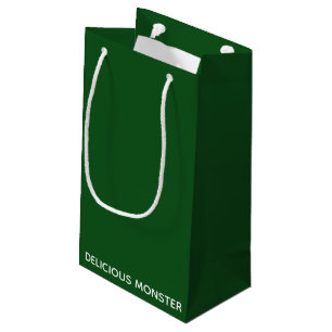 Köstliche Monster-grüne Farbe Kleine Geschenktüte