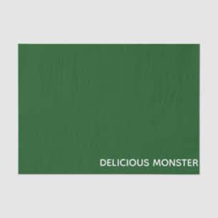 Köstliche Monster-grüne Farbe Seidenpapier