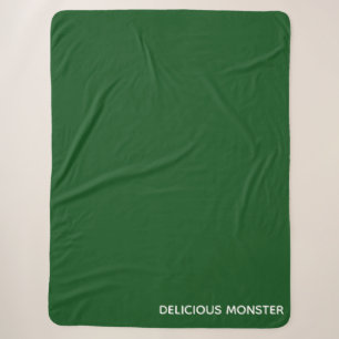 Köstliche Monster-grüne Farbe Sherpadecke