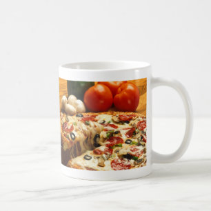 Köstliche Pizza Kaffeetasse