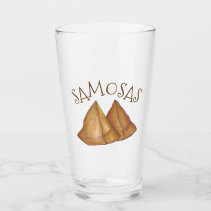 Köstliche Samosas indische Gebäck Glas