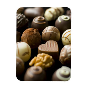 Köstliche Schokoladenpralinen Magnet