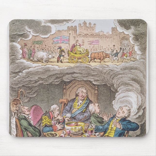 Köstliche Träume! Luftschlösser! Mousepad (Vorne)
