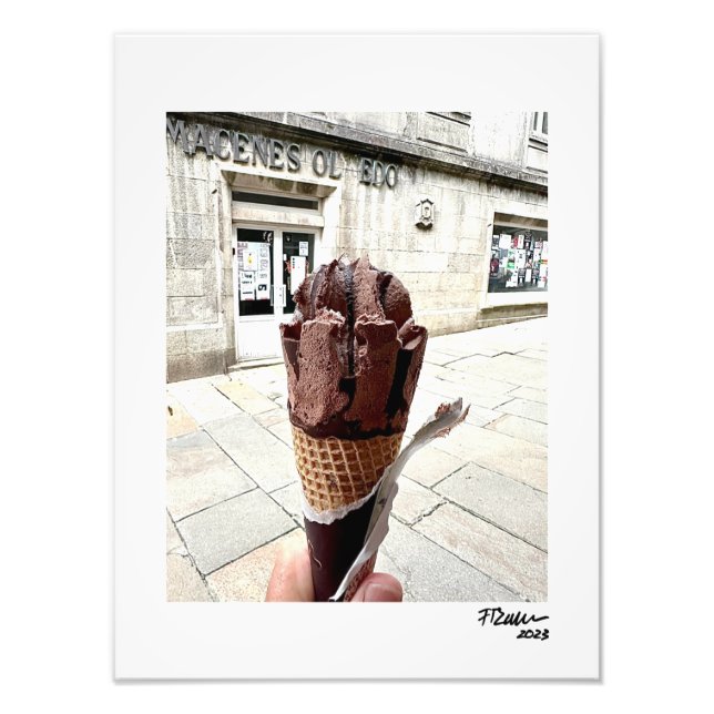 Köstliche Versuchung. Fotodruck (Vorne)