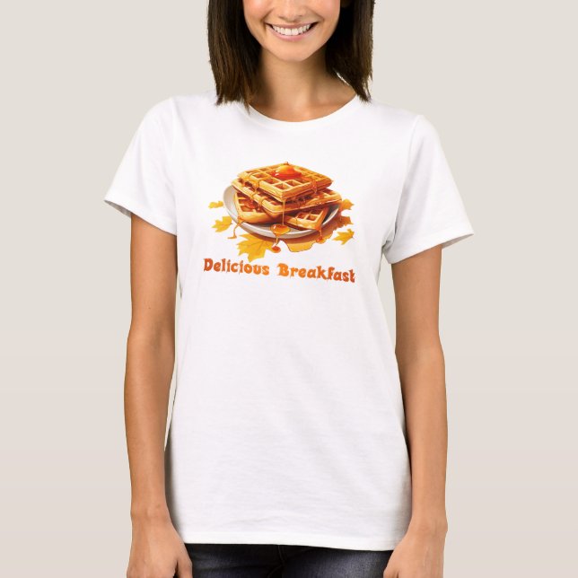 Köstliche Waffeln T-Shirt (Vorderseite)