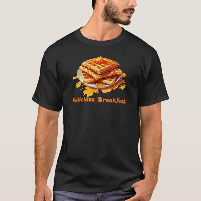 Köstliche Waffeln T-Shirt (Vorderseite)