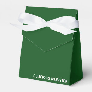 Köstlicher Monster-grüner Name Geschenkschachtel