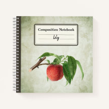 Köstlicher Pfirsich in einem Zweig Personalisiert