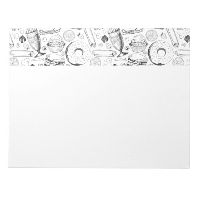 Köstliches Muster Notizblock (Vorderseite)