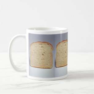 Köstliches weißes Brot Kaffeetasse