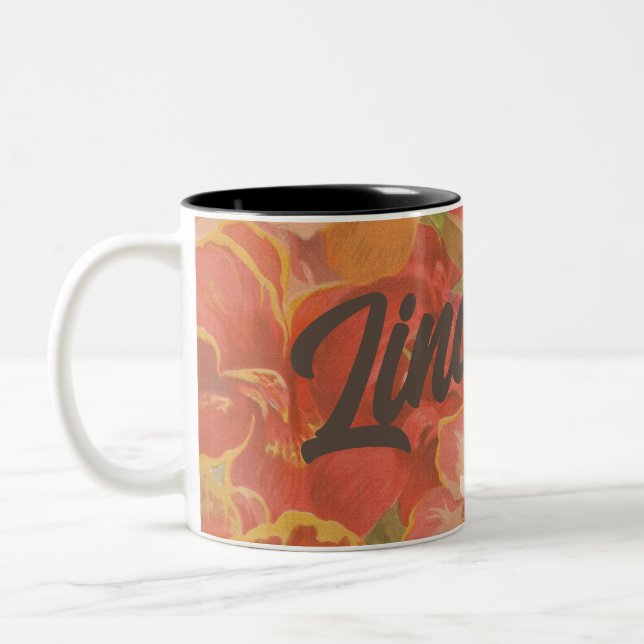 kostspielig blühende Rose Garten Blume Zweifarbige Tasse (Links)