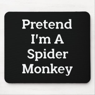 Kostüm als Spinnaffe lustig Halloween Mousepad