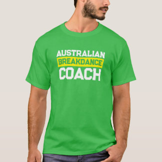 Kostüm Australischer Breakdance-Coach Team T - Shi T-Shirt