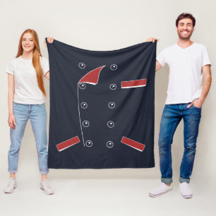Kostüm-Chef-Outfit Neuheit Fleecedecke