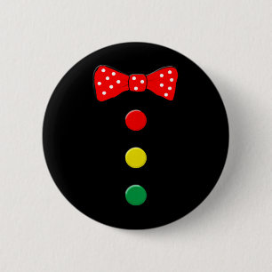 Kostüm Clown Damen Halloween Lustiger Zirkusclown Button
