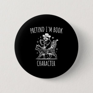 Kostüm einer fiktiven Buchfigur Halloween faule Ki Button