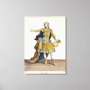 Kostüm für Apollo in der Oper "Phaethon", engrav Leinwanddruck