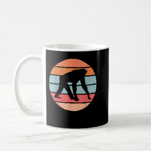 Kostüm für das Design von Affen mit großen Retro-S Kaffeetasse