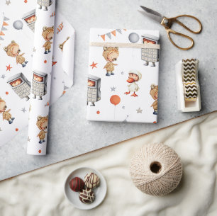 Kostüm für die Bärenhalterung Geschenkpapier