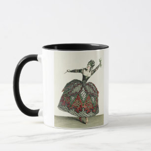 Kostüm für eine Wut in "Iphigenia in Tauris" und Tasse
