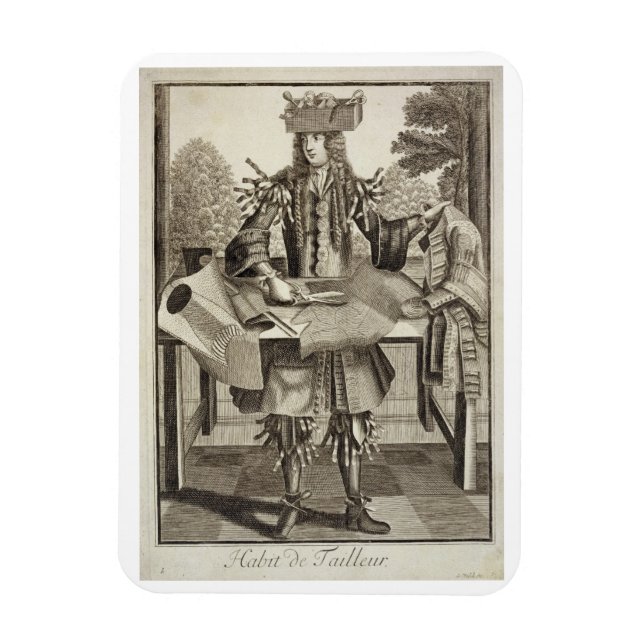 Kostüm für einen Schneider, Pub. von Gerard Valck  Magnet (Vertikal)