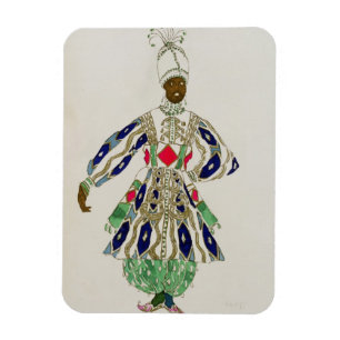 Kostüm für einen "Schwarzen", von Aladdin, 1916 Magnet
