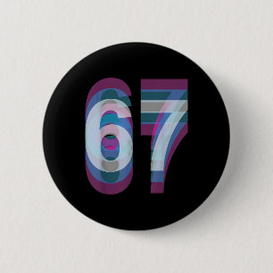 Kostüm für Paare 67 Six Seven Meme Lustig  Button