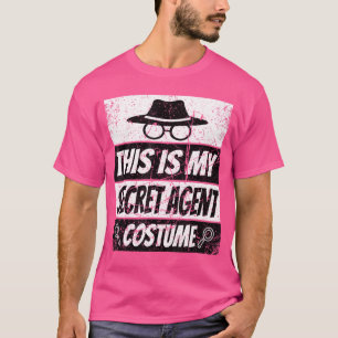 Kostüm Geheimagent Inspektor Spion Retro Spionage  T-Shirt