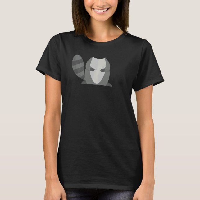 Kostüm Shirt Süße Tier Raccoon Shirt (Vorderseite)