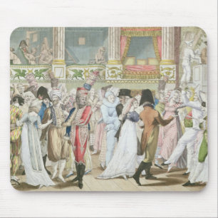 Kostümball an der Oper, nach 1800 Mousepad