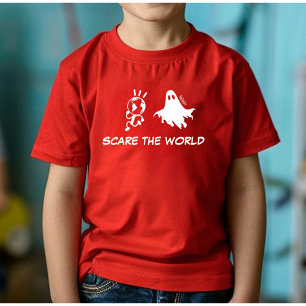 Kostümboten halloween Shirt Scare The World Red
