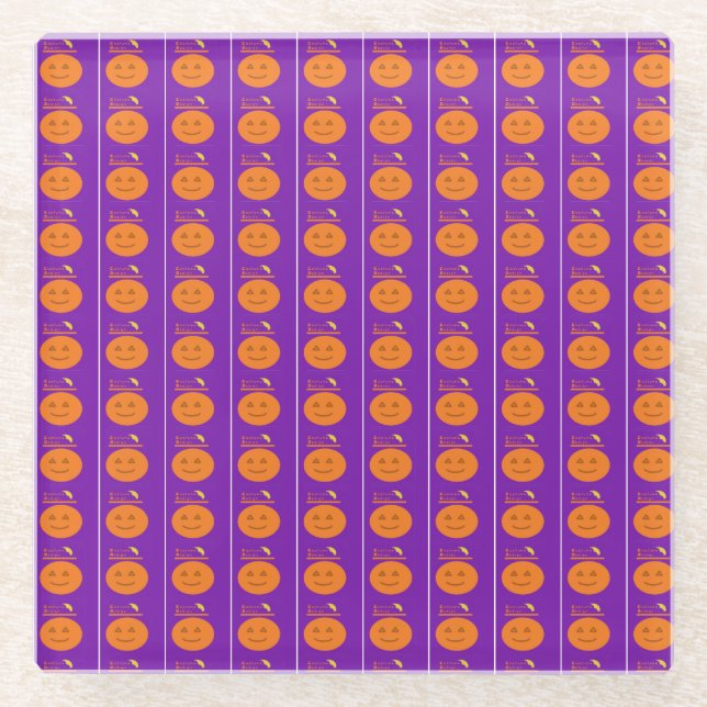 Kostümdesign Pumpkin Lila Untersetzer (Vorderseite)
