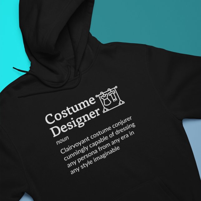 Kostümdesigner - Dark Mode - Film-Crew Hoodie (Von Creator hochgeladen)