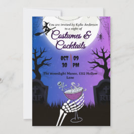 Kostüme & Cocktails Halloween - Einladung