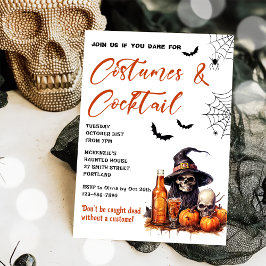 Kostüme & Cocktails Halloween-Party Einladung