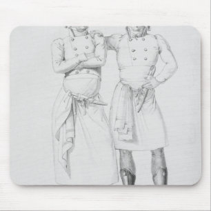 Kostüme der Köche von den verschiedenen Ären Mousepad
