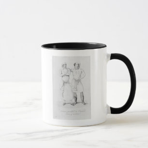 Kostüme der Köche von den verschiedenen Ären Tasse