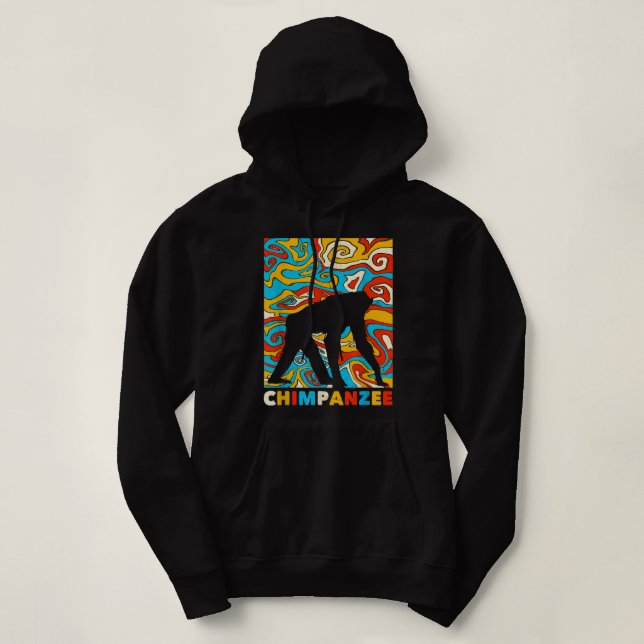 Kostüme für den Affen von Großer Schimpanse Hoodie (Design vorne)