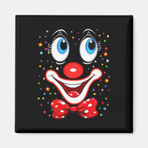 Kostüme für lustige Clowns-Damen für Kinderkarneva Magnet