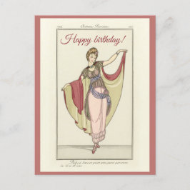 Kostüme Parisiens- Tanzkleid, Geburtstag Postkarte