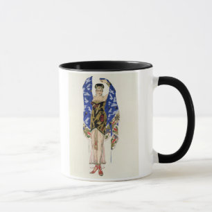 Kostümentwurf für eine Tänzerin (Farbelitho) Tasse