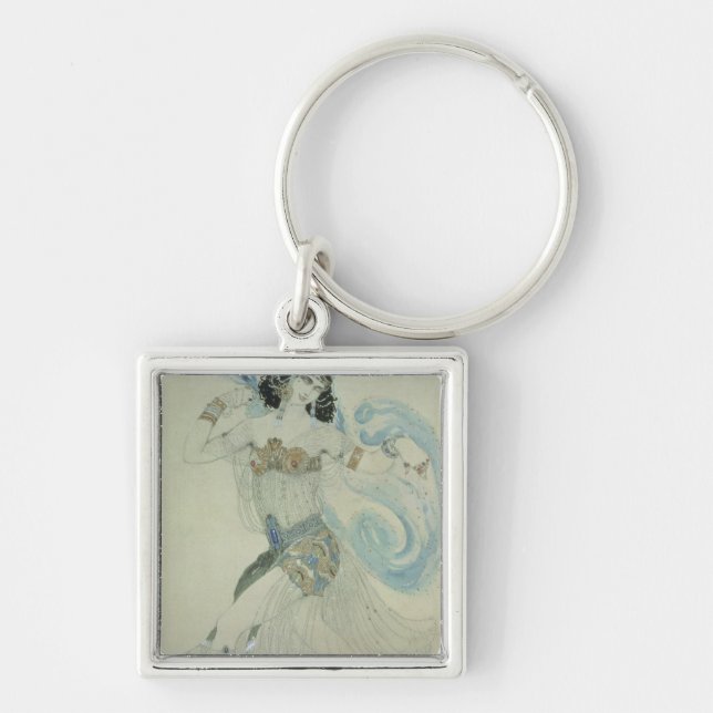 Kostümentwurf für Salome Schlüsselanhänger (Vorne)