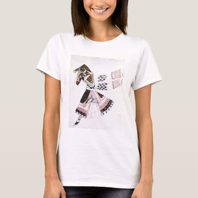 Kostümgestaltung aus Le Dieu Bleu, 1911 (farbig be T-Shirt (Vorderseite)