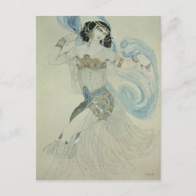 Kostümgestaltung für Salome Postkarte (Vorderseite)
