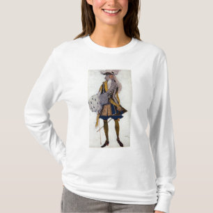 Kostümieren Sie Entwurf für den König, im Garten, T-Shirt