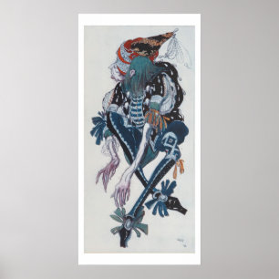 Kostümieren Sie Entwurf für den Pageboy der bösen Poster