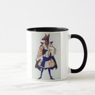 Kostümieren Sie Entwurf für den Wolf, von der Tasse