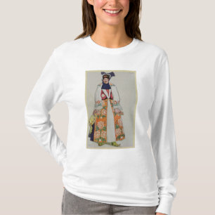 Kostümieren Sie Entwurf für eine ländliche Frau T-Shirt