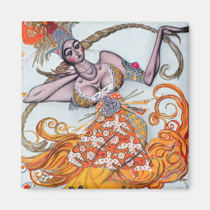 Kostümieren Sie Entwurf für einen Pas de Deux, d Magnet
