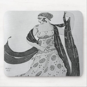 Kostümieren Sie Entwurf für "Kleopatra", 1910 Mousepad